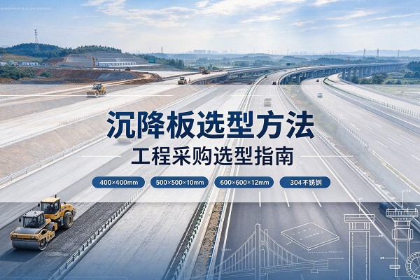 建平沉降板选择方法