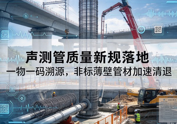 建平声测管质量新规落地，一物一码溯源，非标薄壁管材加速清退