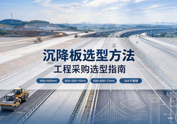 建平沉降板选择方法